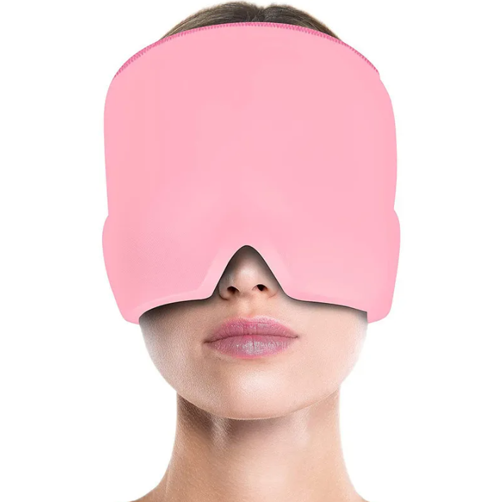 Gorro de gel para alivio de migrañas