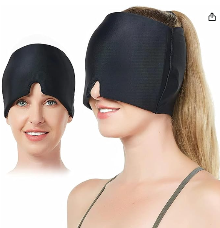 Gorro de gel para alivio de migrañas