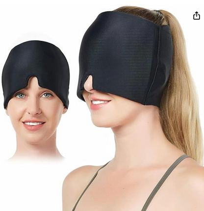 Gorro de gel para alivio de migrañas